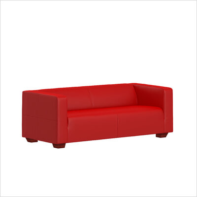 Kubus 3erCouch rot schraeg